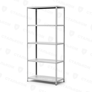Стеллаж MS Hard 2500х1000х300, 5 полок